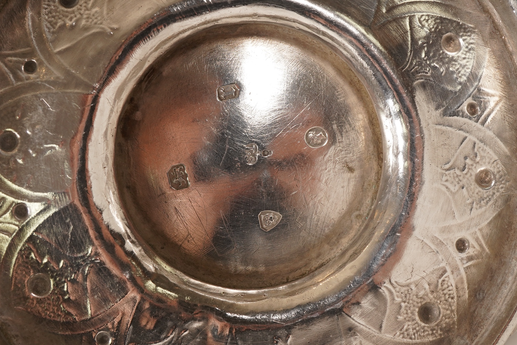 A Victorian ornate silver four piece tea and coffee service, by Thomas Smily